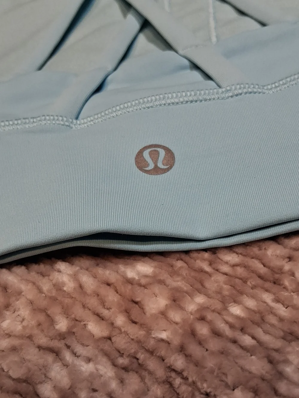 lululemon athletica Teal Cross-Back Sports Bra